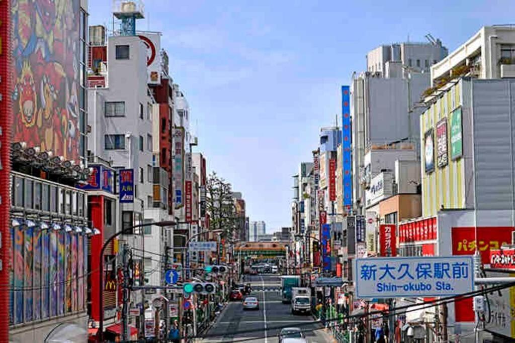 新宿市中心jr线新大久保三分钟紧邻韩国街免费wi-Fi Tōkyō Extérieur photo
